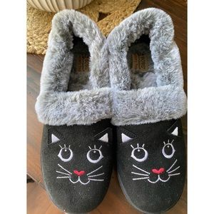 Cat slippers.